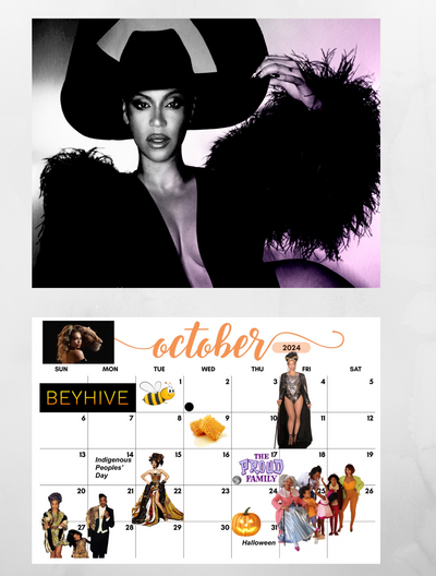 Beyoncé Wall Calendar 2024