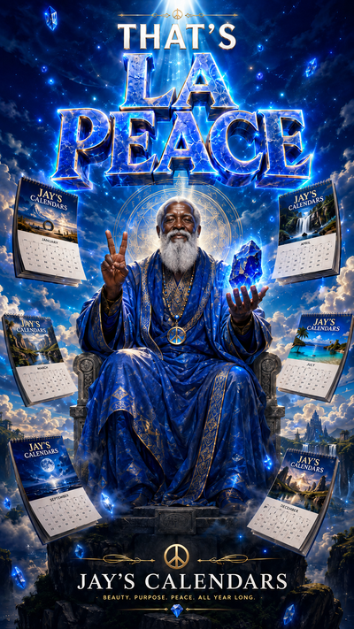 That's La Peace - Jay's Calendars Celestial Sage Wall Calendar Art