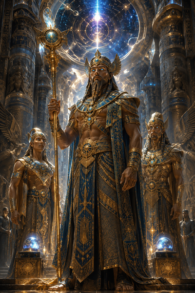 Alien Races 2027 - Golden Pharaoh Beings