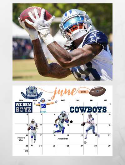 Dallas Cowboys Wall Calendar 2023 -2024