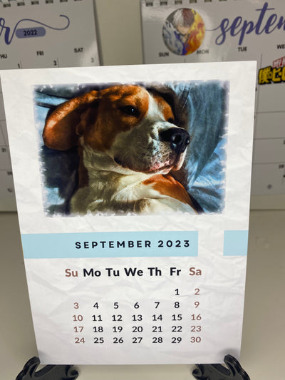 I love my Dog Desk Calendar