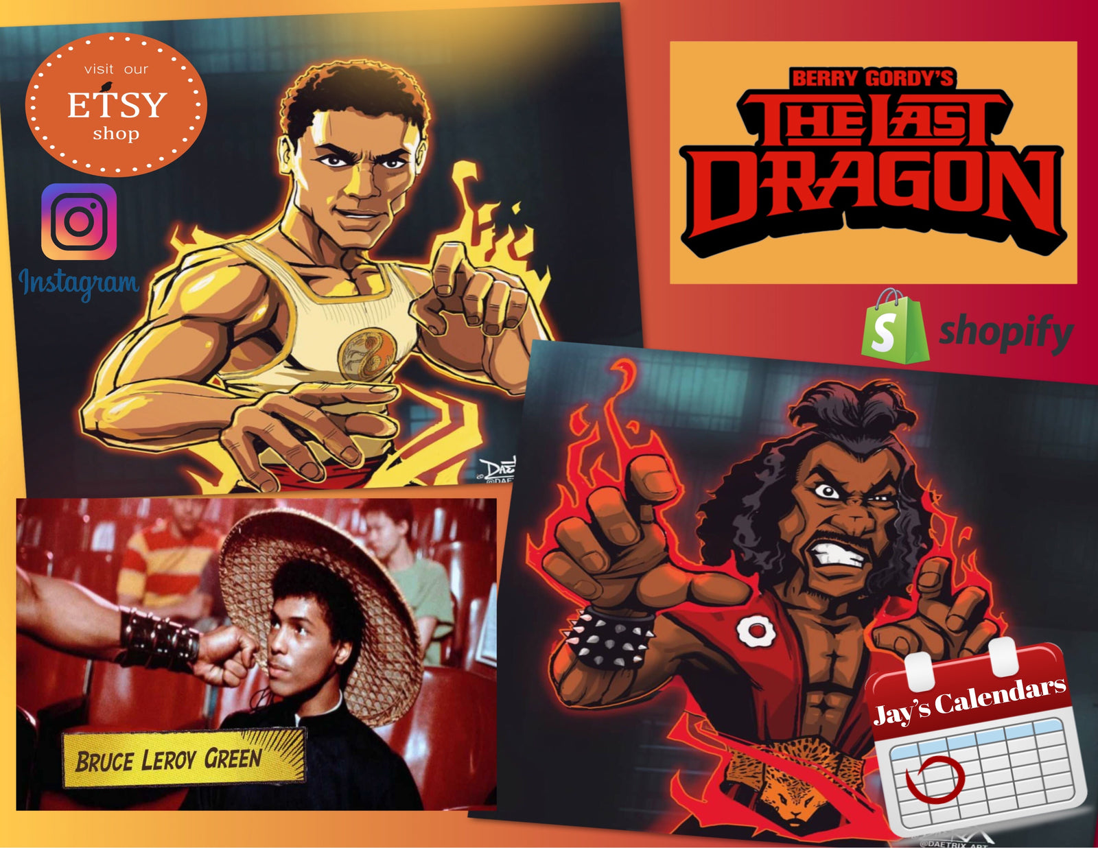 The Last Dragon 2026 Wall Calendar